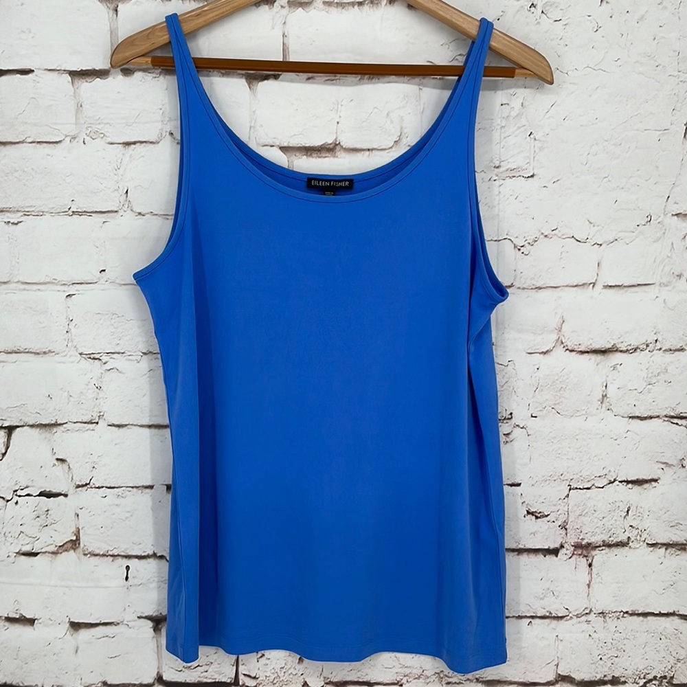 Eileen Fisher Silk Scoop Tank, Size L